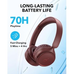 Wireless On-Ear Headphones Anker Soundcore H30i — Red