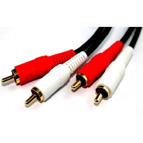 RCA x2 Cable M-M Molded, 3 meters