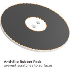 מתקן שולחני לטאבלטים — שחור