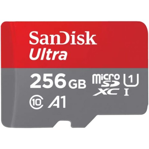 SanDisk Ultra MicroSDXC memory card without adapter with a capacity of 256GB