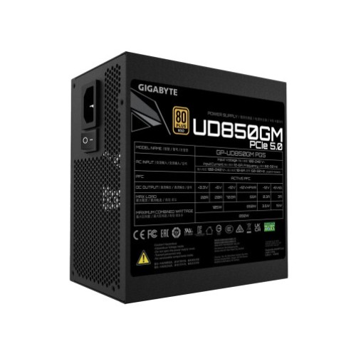 Блок питания GIGABYTE 850W (ATX 3.0) 80+ Gold Modular