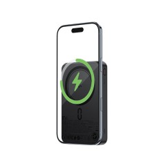 סוללת גיבוי ACEFAST M31 בקיבולת 10000mAh עם טעינה אלחוטית מגנטית מהירה 22.5W — שחור