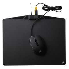 משטח RGB בינוני לעכבר גרסת בד Corsair MM800 RGB POLARIS