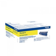 Brother TN-421Y Original Yellow Toner Cartridge for Brother Laser Printers