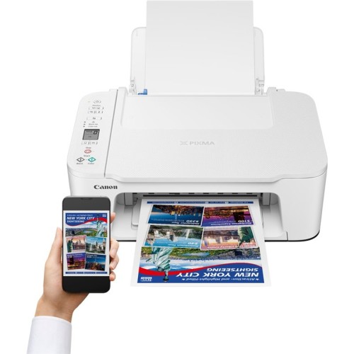 Многофункциональный беспроводной принтер Canon PIXMA TS3751i для печати, сканирования и копирования — белый