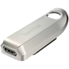 SanDisk Ultra Luxe USB-C 3.2 זיכרון נייד בנפח 64GB צבע כסוף