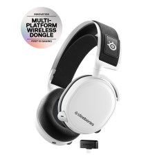 אוזניות גיימינג אלחוטיות לבנות Steelseries Arctis 7+ Wireless 7.1 Surround White