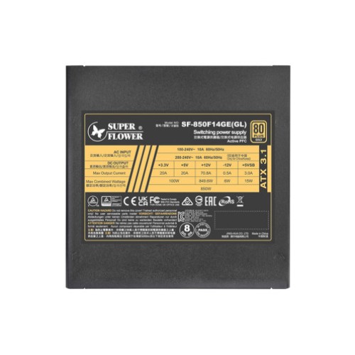 ספק כוח SUPER FLOWER LEADEX III 850W ATX3.1 GOLD