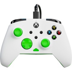Rematch Core Xbox Gaming Controller — White/Green