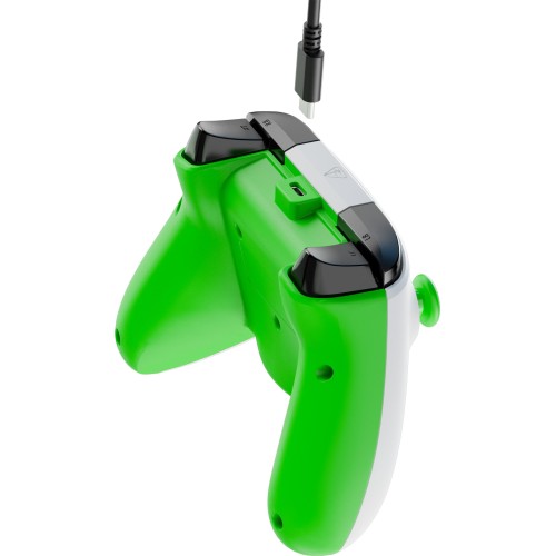 Rematch Core Xbox Gaming Controller — White/Green
