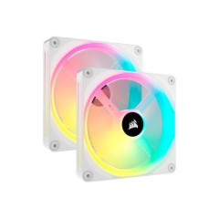 Стартовый комплект вентиляторов CORSAIR iCUE LINK QX140 RGB 140 мм PWM белый (2 шт.)