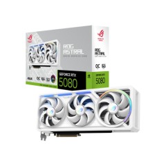 ASUS ROG ASTRAL RTX 5080 16GB GDDR7 WHITE OC EDITION Graphics Card