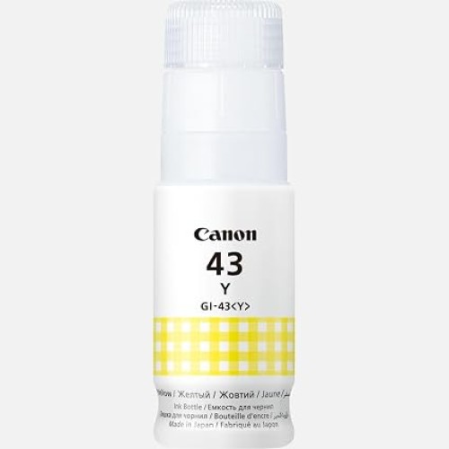 Оригинальный флакон жёлтых чернил Canon GI-43 Y для принтеров Canon PIXMA G540 и G640