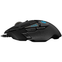 עכבר גיימינג חוטי Logitech G502 HERO High Performance עם חיישן HERO 25K — שחור