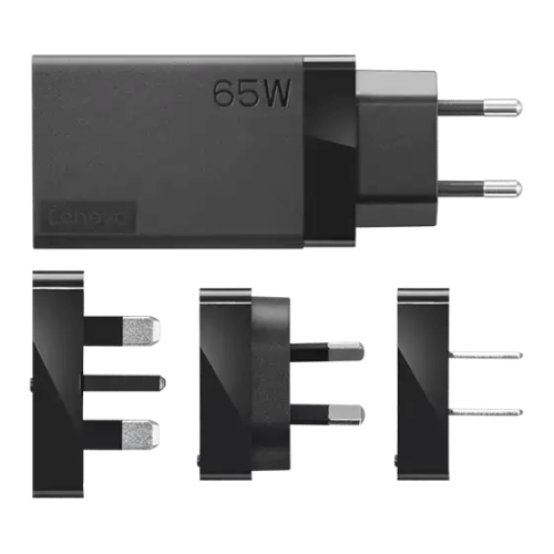 Laptop Charger Lenovo 65W USB-C AC Travel Adapter