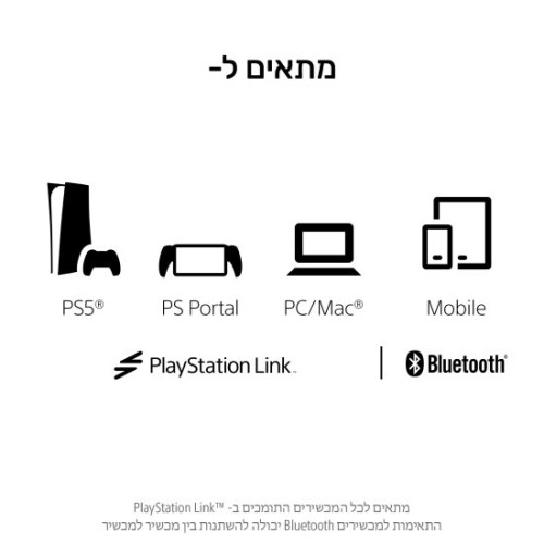 אוזניות אלחוטיות Sony Pulse Elite — לבן