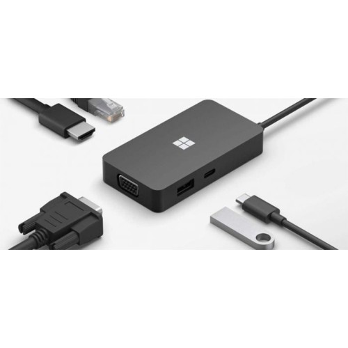 תחנת עגינה Microsoft USB-C Travel Hub