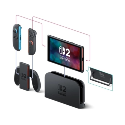 Портативная консоль Nintendo Switch 2 256 ГБ с Joy-Con (красный и синий) — Pokémon Legends Z-A Edition