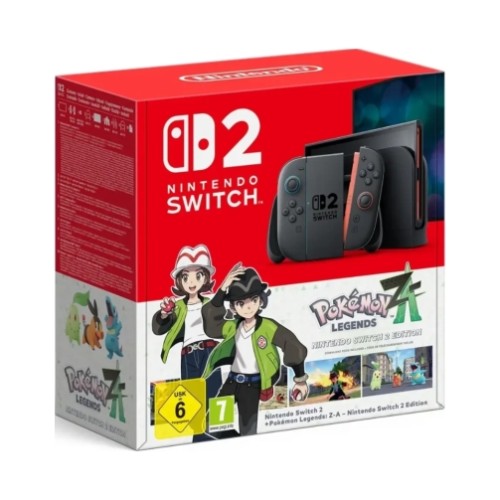 Портативная консоль Nintendo Switch 2 256 ГБ с Joy-Con (красный и синий) — Pokémon Legends Z-A Edition