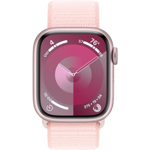 Смарт-часы Apple Watch Series-9 GPS 41mm с ремешком Light Pink Sport Loop