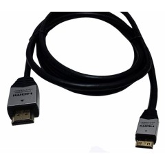 Кабель HDMI — MINI HDMI с металлическими головками, длина 1м