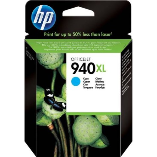 Оригинальный голубой картридж HP 940XL повышенной ёмкости для принтеров HP OfficeJet Pro