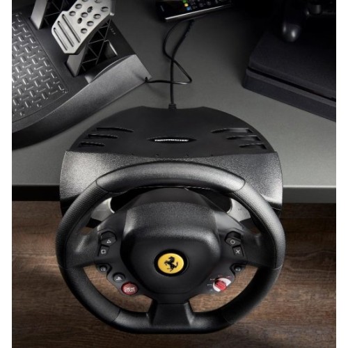 הגה מירוצים עם דוושות טרומאסטרThrustmaster T80 Ferrari 488 GTB Edition  עבור PC/PS4