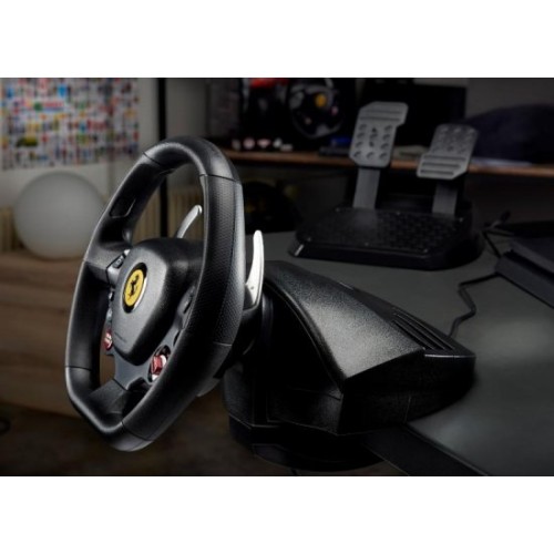 הגה מירוצים עם דוושות טרומאסטרThrustmaster T80 Ferrari 488 GTB Edition  עבור PC/PS4