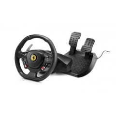 הגה מירוצים עם דוושות טרומאסטרThrustmaster T80 Ferrari 488 GTB Edition  עבור PC/PS4