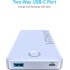 סוללת גיבוי Anker 323 Power Bank (PowerCore PIQ) 10000mAh — סגול