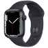 Apple Watch 7 MKMX3HB/A in Midnight color, 41mm.