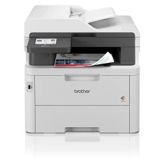 Brother MFC-L3760CDW Wi-Fi Color Laser Multifunction Printer with Scanner, Copier and Fax — White
