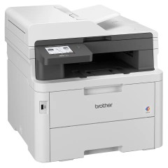 Brother MFC-L3760CDW Wi-Fi Color Laser Multifunction Printer with Scanner, Copier and Fax — White