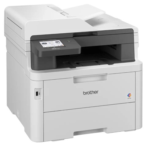 Brother MFC-L3760CDW Wi-Fi Color Laser Multifunction Printer with Scanner, Copier and Fax — White