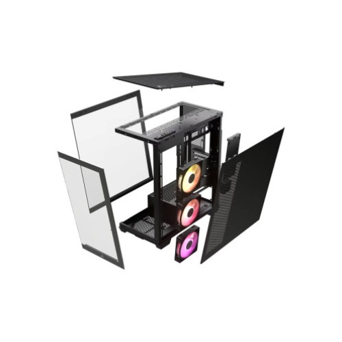 Computer Case CORSAIR ICUE LINK 3500X RGB BLACK