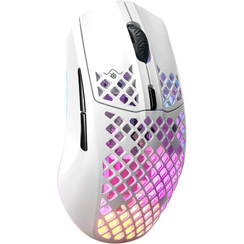 עכבר גיימינג לבן Steelseries Aerox 3 Wireless Gaming Mouse White