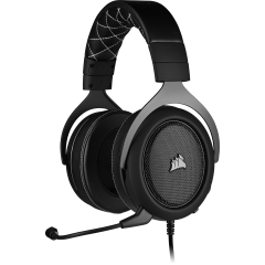 אוזניות גיימינג Corsair HS60 PRO SURROUND Gaming Headset – Carbon