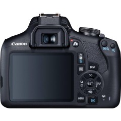 Canon EOS 2000D DSLR Digital Camera + EF-S 18-55mm F3.5-5.6 IS II Lens + Carrying Case + 16GB SD Memory Card — Black