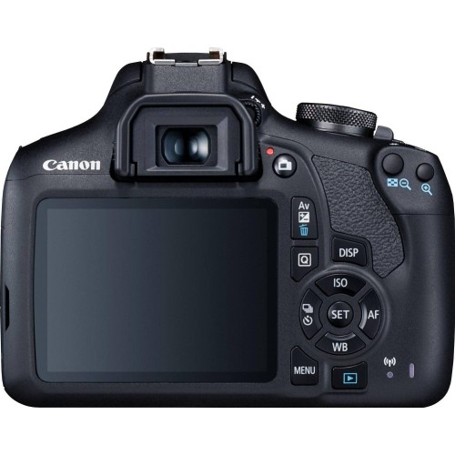 Canon EOS 2000D DSLR Digital Camera + EF-S 18-55mm F3.5-5.6 IS II Lens + Carrying Case + 16GB SD Memory Card — Black