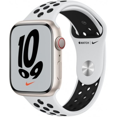 Apple Watch 7 cellular MKL43HB/A с сим-картой 45 мм в цвете стерлингового серебра