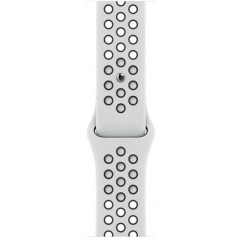 Apple Watch 7 Cellular MKL43HB/A in Sterling color with 45mm SIM.