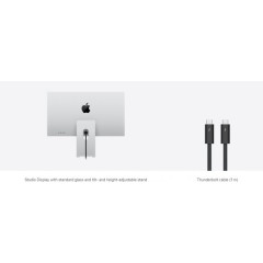 Apple Studio Display 27" 5K – Monitor with Standard Glass and Height- and Tilt-Adjustable Stand