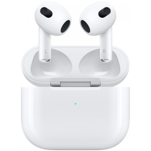 אוזניות אלחוטיות Apple AirPods 3 - כולל מארז טעינה אלחוטית MagSafe