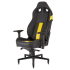 Gaming chair premium CORSAIR T2 ROAD WARRIOR yellow color.