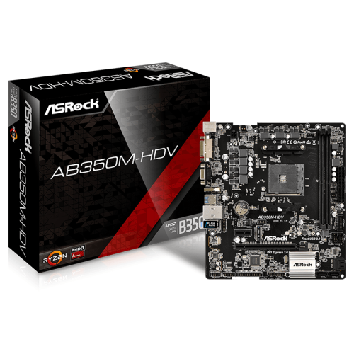 לוח אם AM4 B450 Asrock HDV Micro