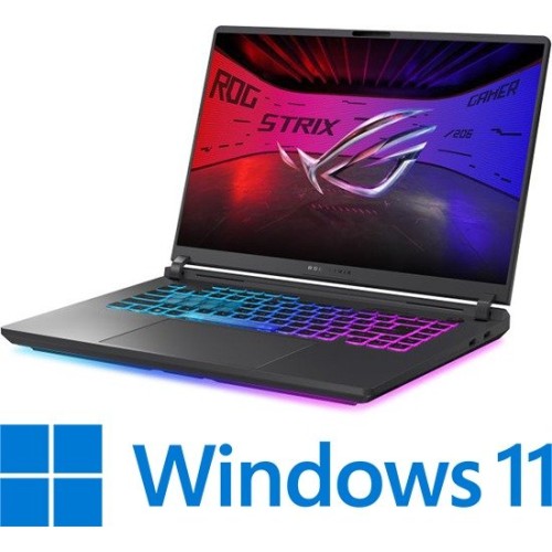 מחשב נייד אסוס Asus ROG Strix G16 16" U9-275HX RTX5070Ti 32GB 2TB — ירוק וולט Volt Green (Win 11 Home)