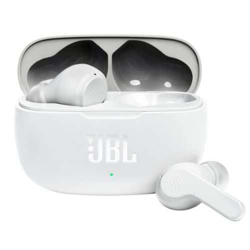 Беспроводные наушники tws JBL Wave W200TWS в белом цвете