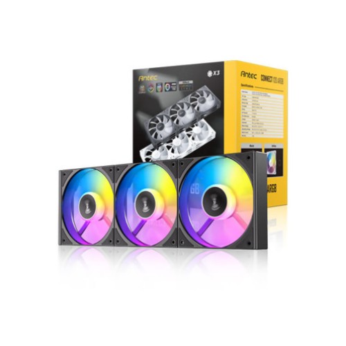 Fan set ANTEC C120 ARGB 120 mm PWM black (3 fans)