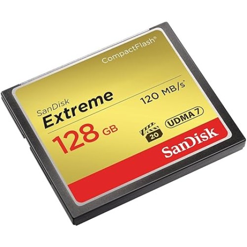 SanDisk Extreme Compact-Flash карта памяти с емкостью 128ГБ