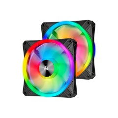 סט מאווררים CORSAIR iCUE QL140 ‏140 מ״מ RGB PWM (2 יח׳)